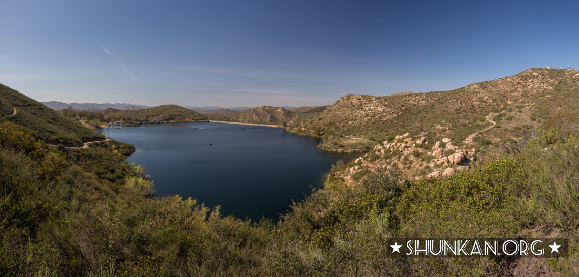 Lake Poway - panorama