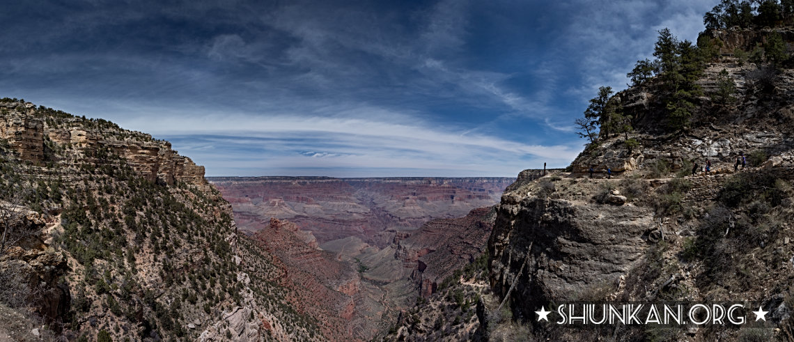 South Rim, Bright Angel Trail - Panorama