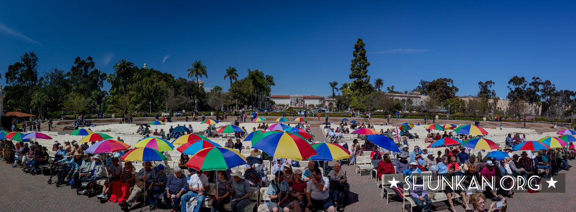 Spreckels Organ Pavillion at Balboa Park - panorama