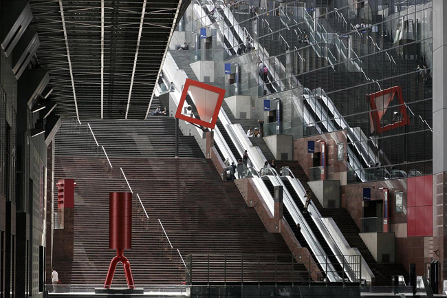 The architecture of Kyoto station