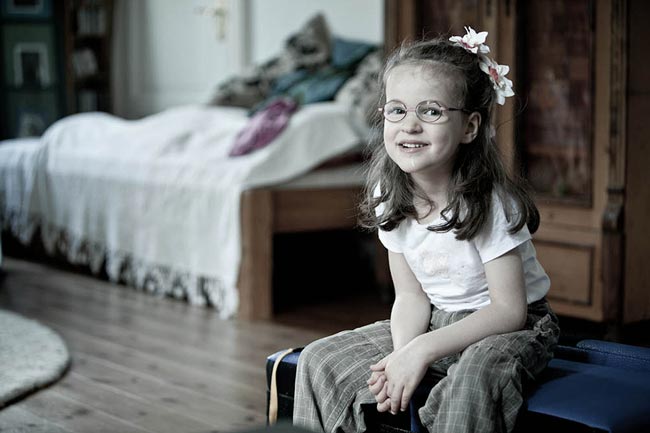 Girl suffering from Rett-syndrome. Client: Rett Syndrome Germany