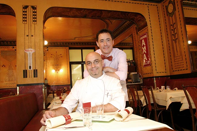 Le Moissonnier, Fancy French restaurant in Cologne.<BR>Client: Prinz magazine