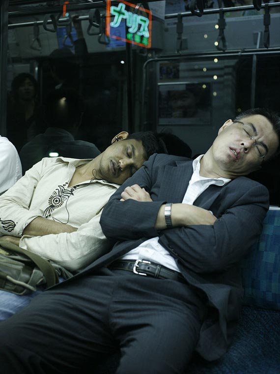 Tokyo - Subway sleepers