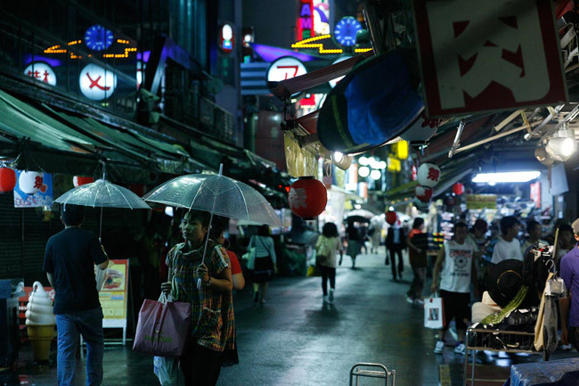 Tokyo rainy season. Street photography