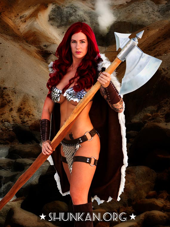 Azalea as Red Sonja, San Diego Comic-Con